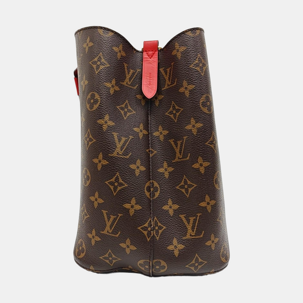 NÉONOÉ MM Monogram Coated Canvas Brown