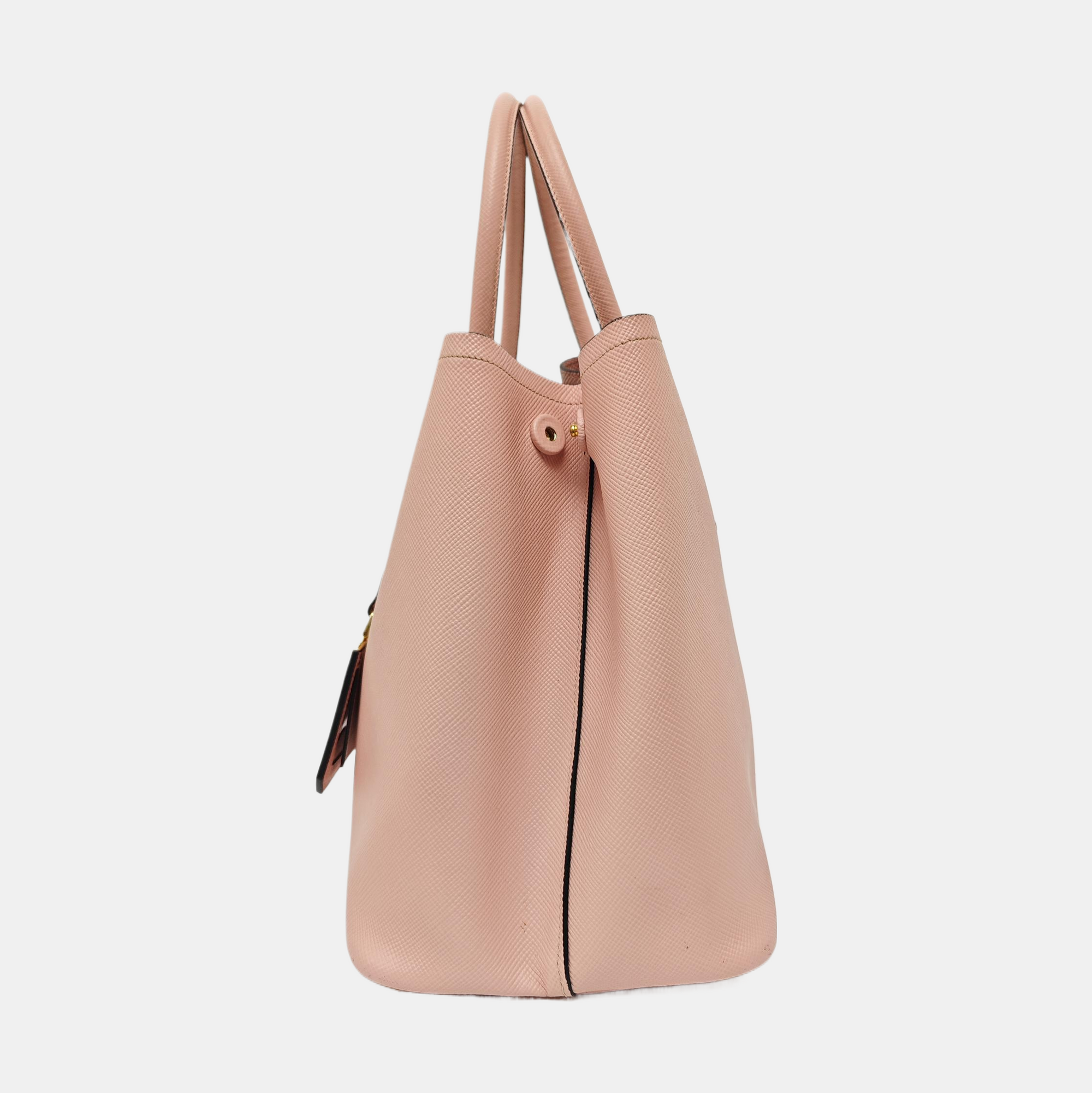 Double Large Saffiano Calfskin Pink