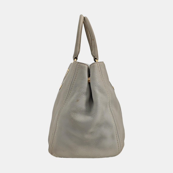 Calfskin Tote Bag Gray