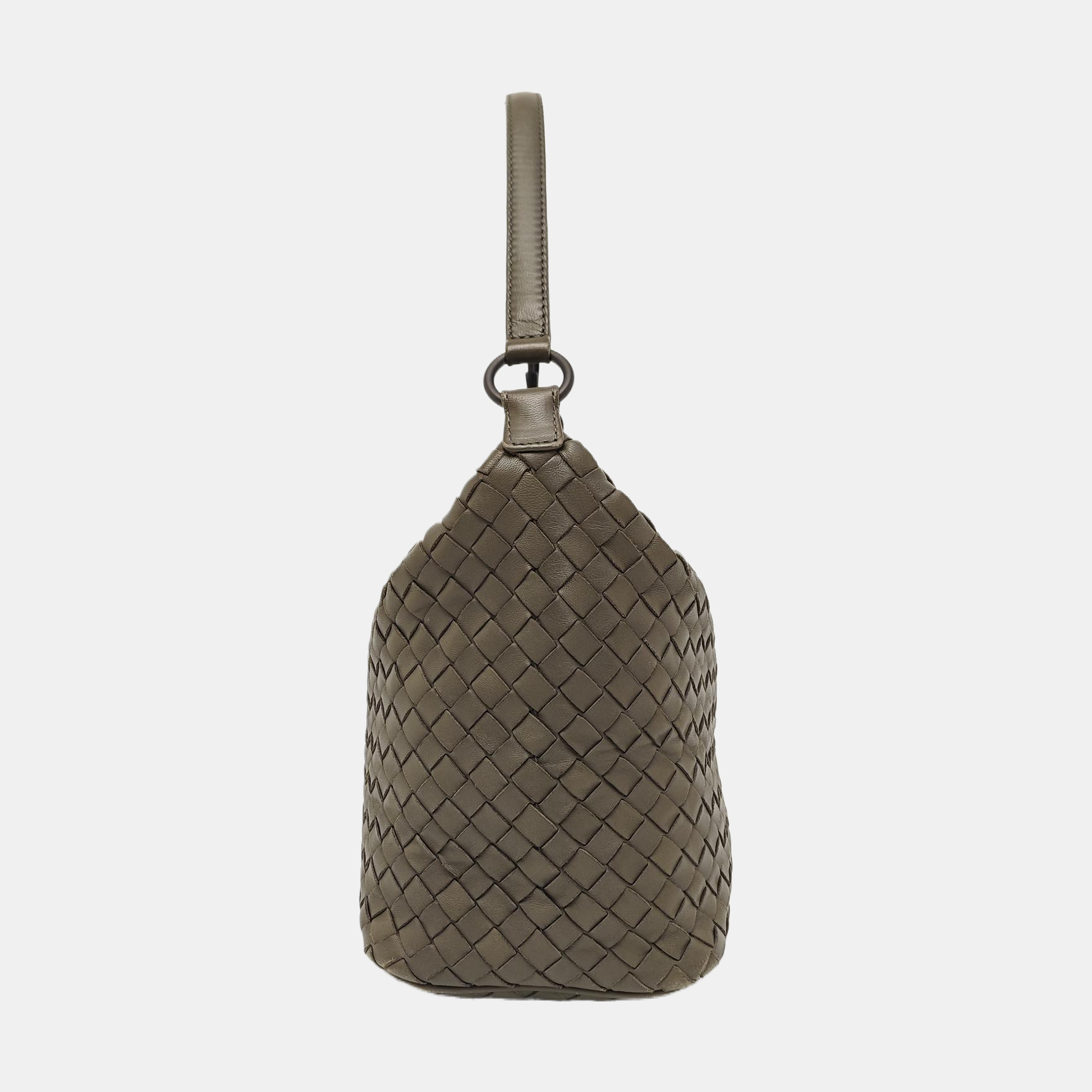 Lambskin Top Handle Bag Green