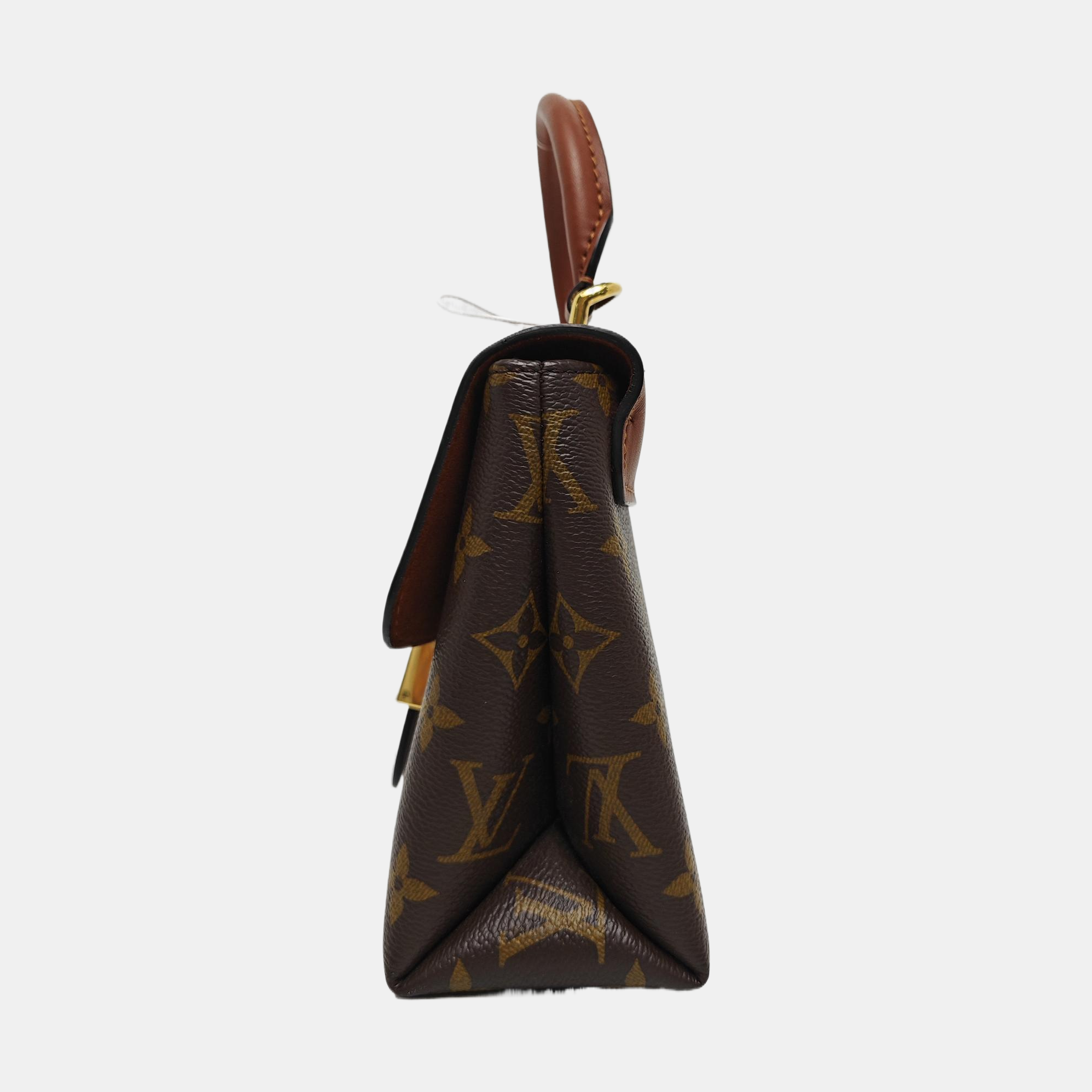 LOCKY BB Monogram Coated Canvas Brown