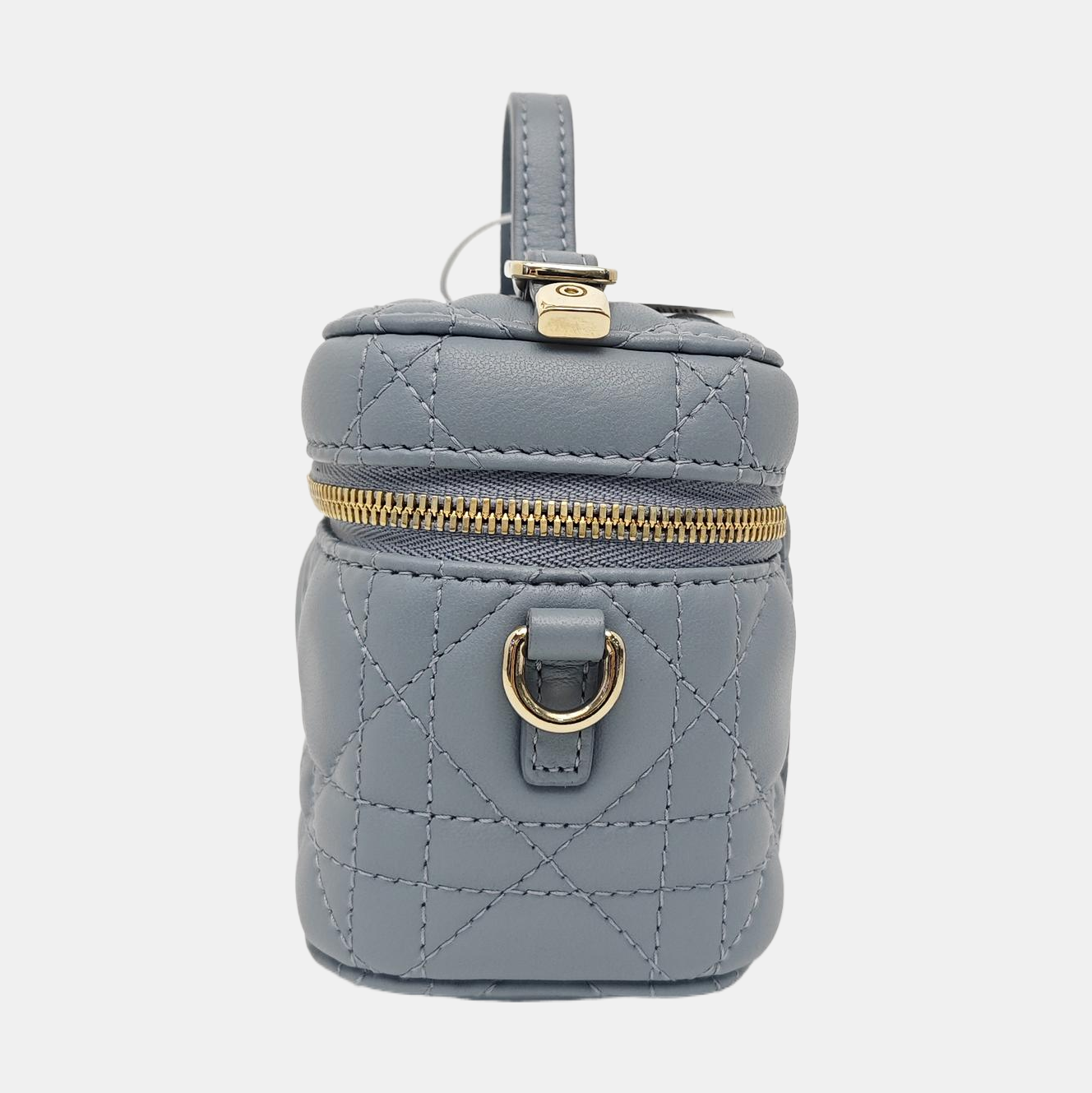 Vanity Lady Dior Cannage Calfskin Blue