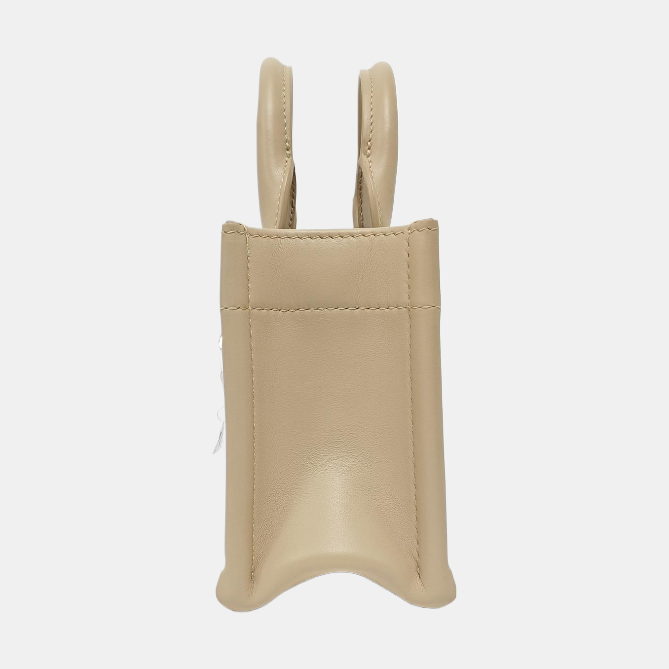 Book Tote Mini Cannage Calfskin Beige