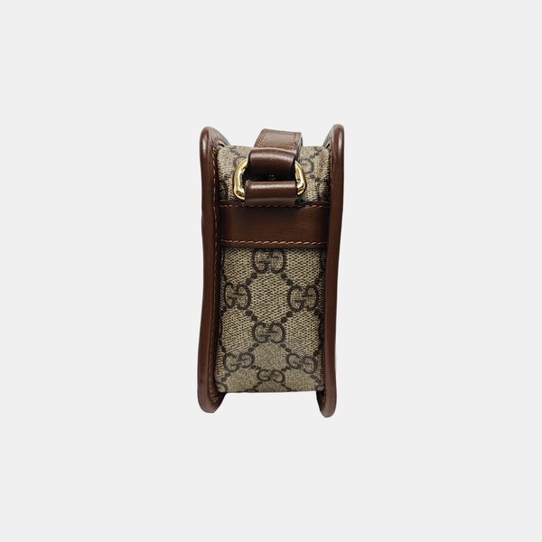 Bree Monogram Coated Canvas Beige