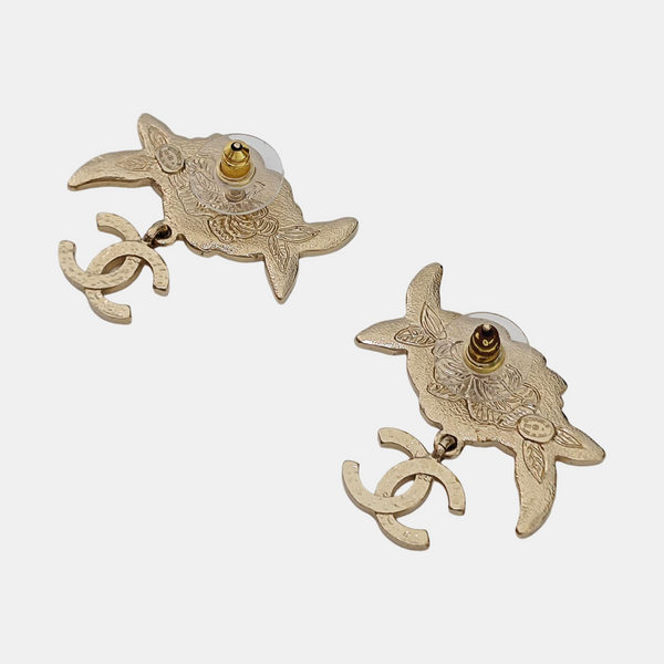 Metal Multicolor Stud Earrings