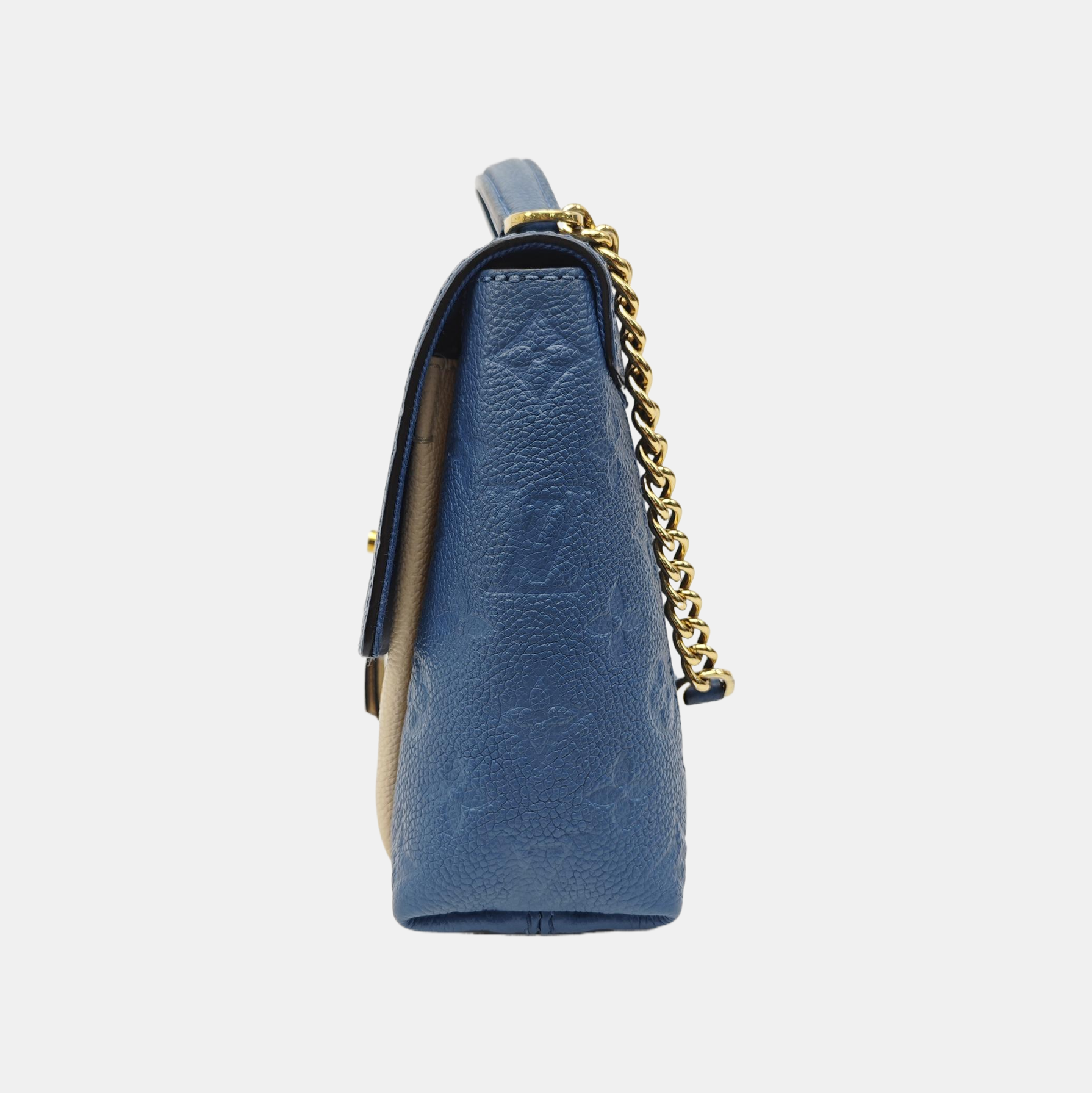 BLANCHE BB Monogram Calfskin Blue