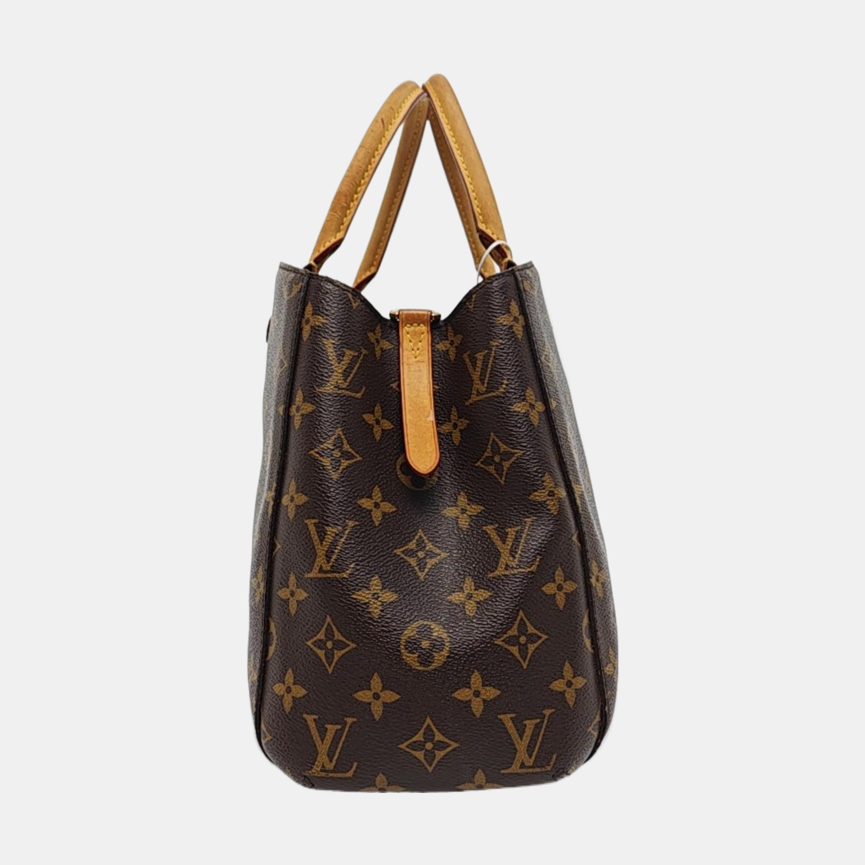 MONTAIGNE GM Monogram Coated Canvas Brown
