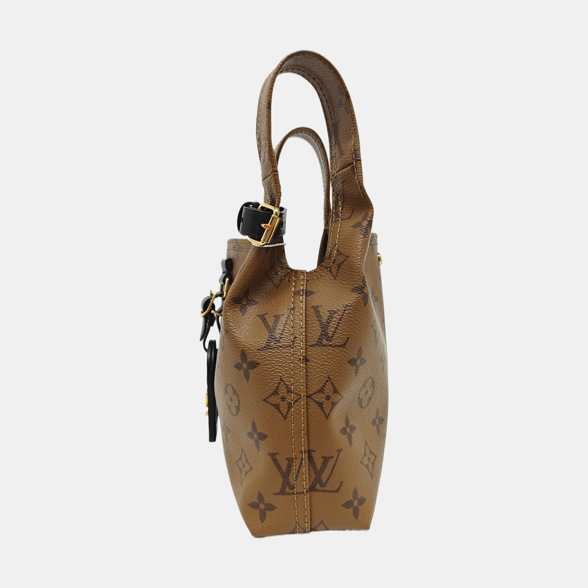 ATLANTIS PM Monogram Coated Canvas Brown