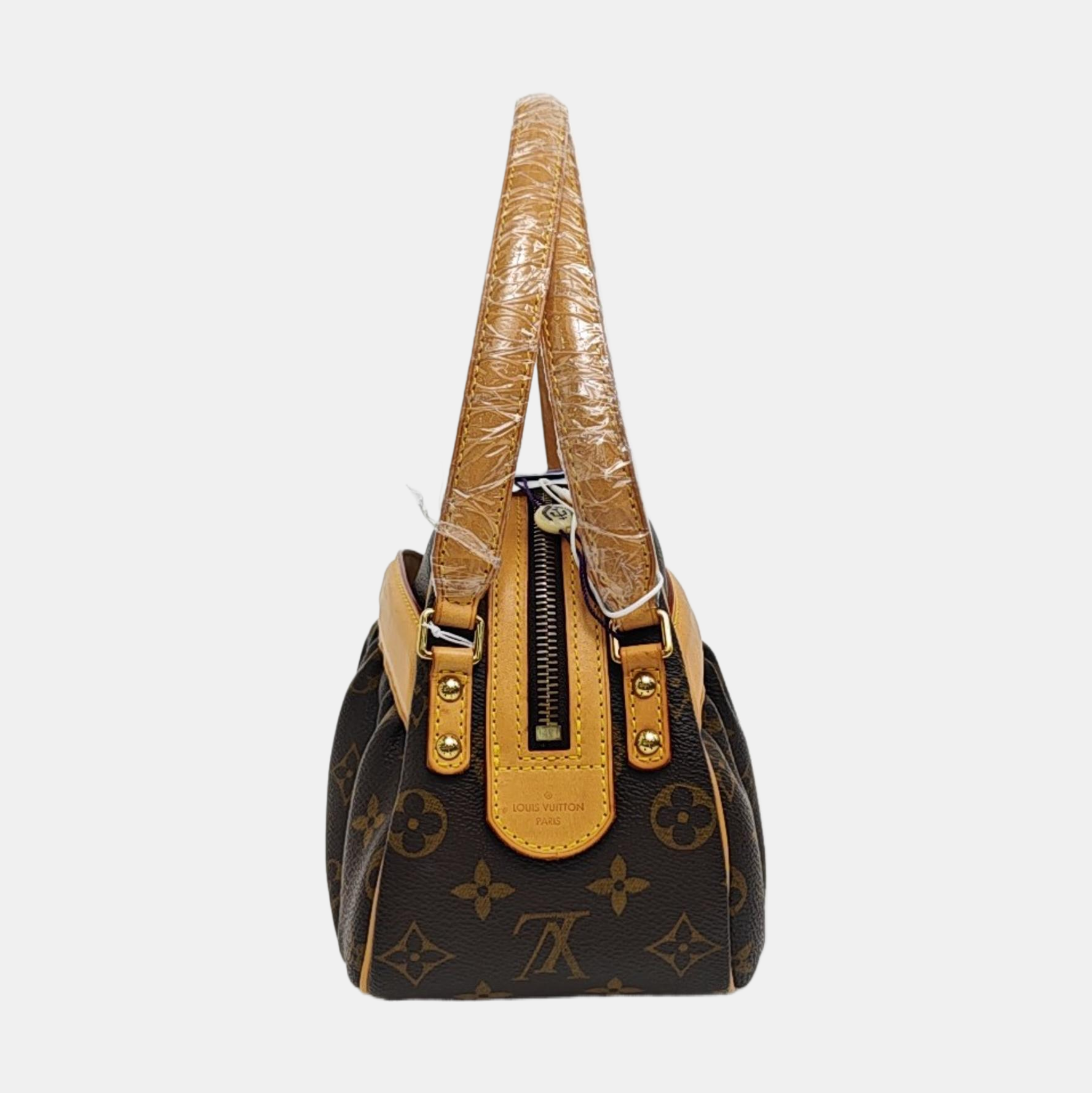 KLARA Monogram Coated Canvas Brown
