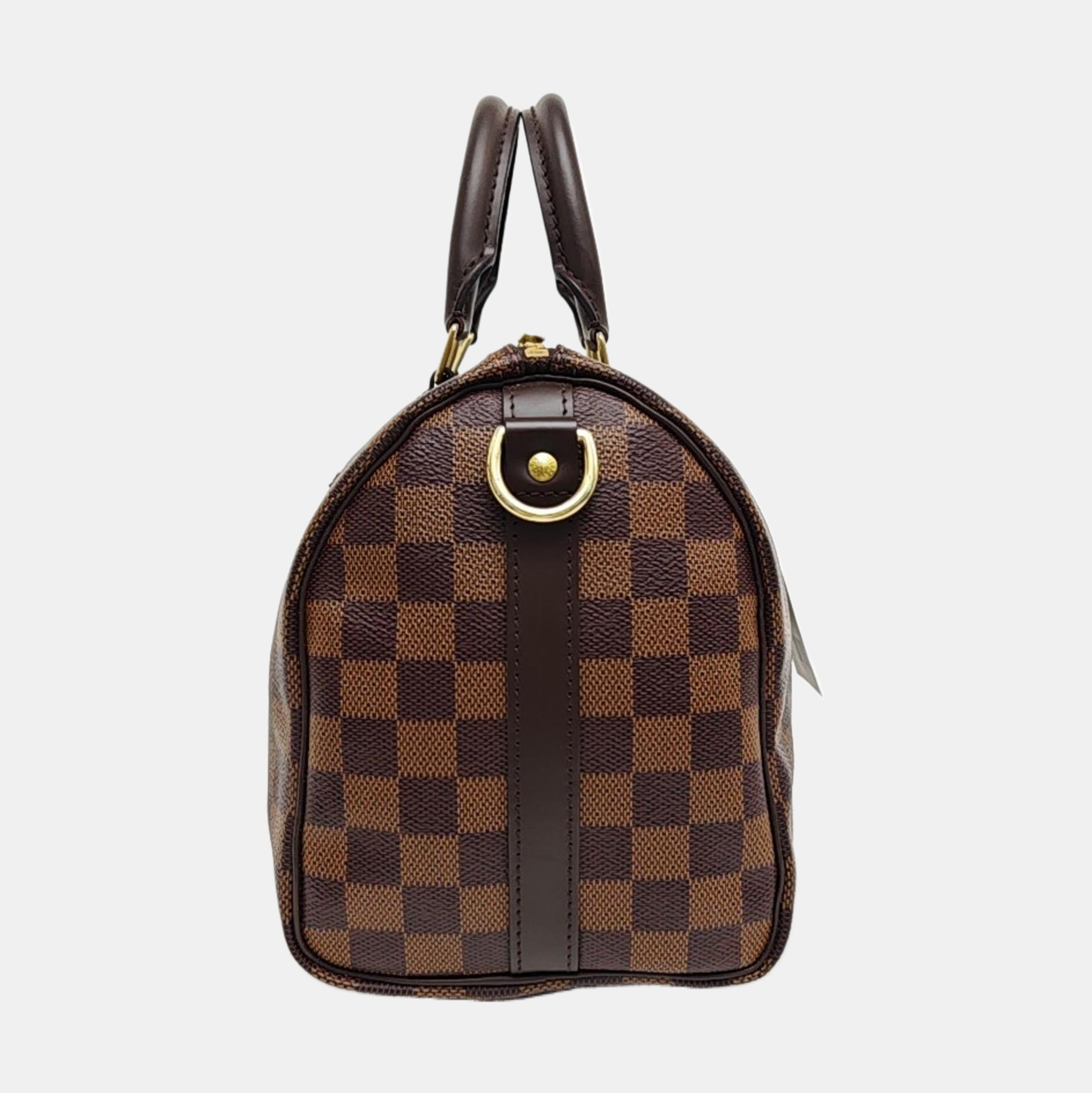 SPEEDY 25 Damier Ebene Coated Canvas Brown