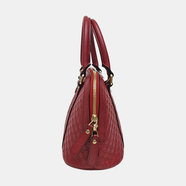 Microguccissima Monogram Calfskin Red