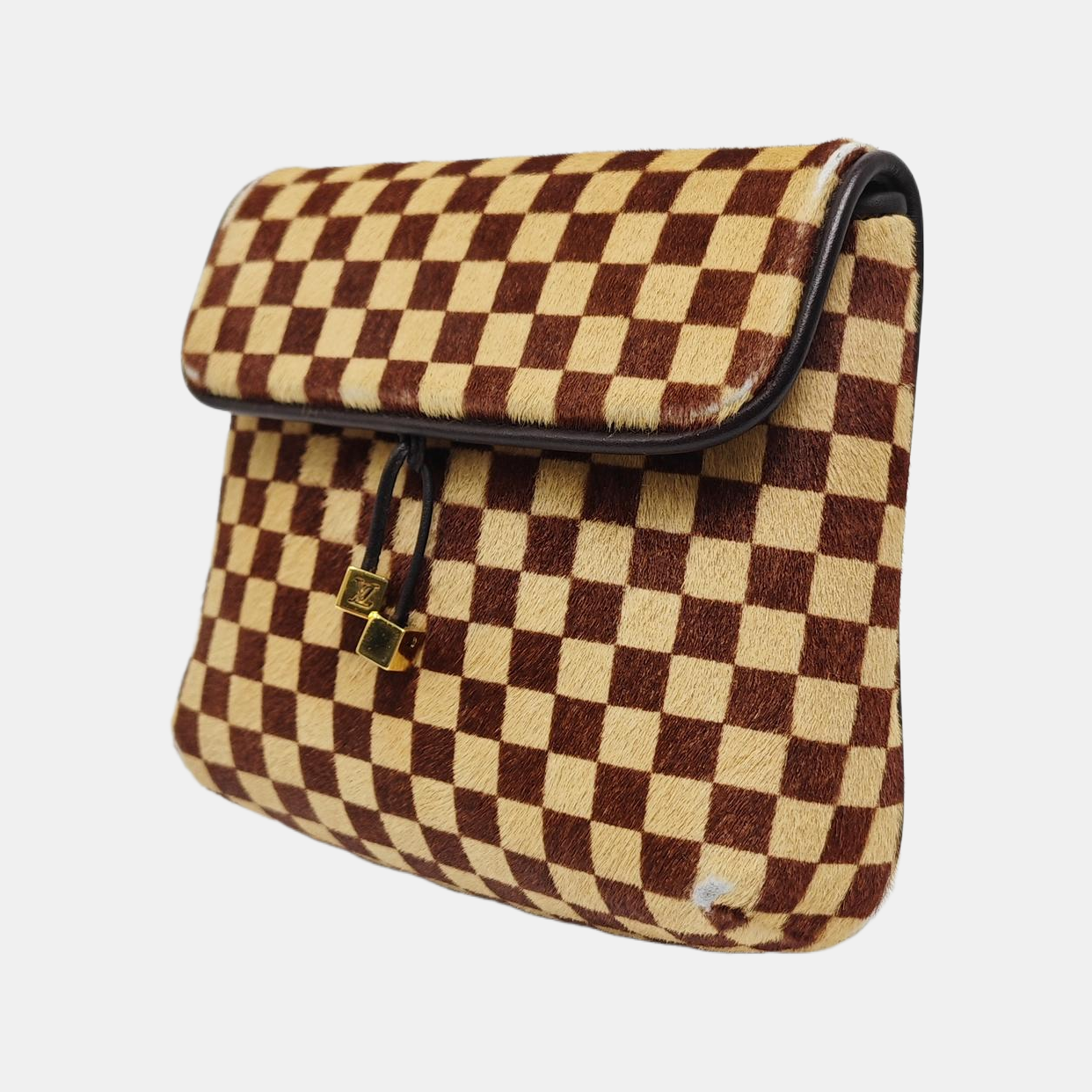 GAZELLE Damier Ebene Horsehair Brown