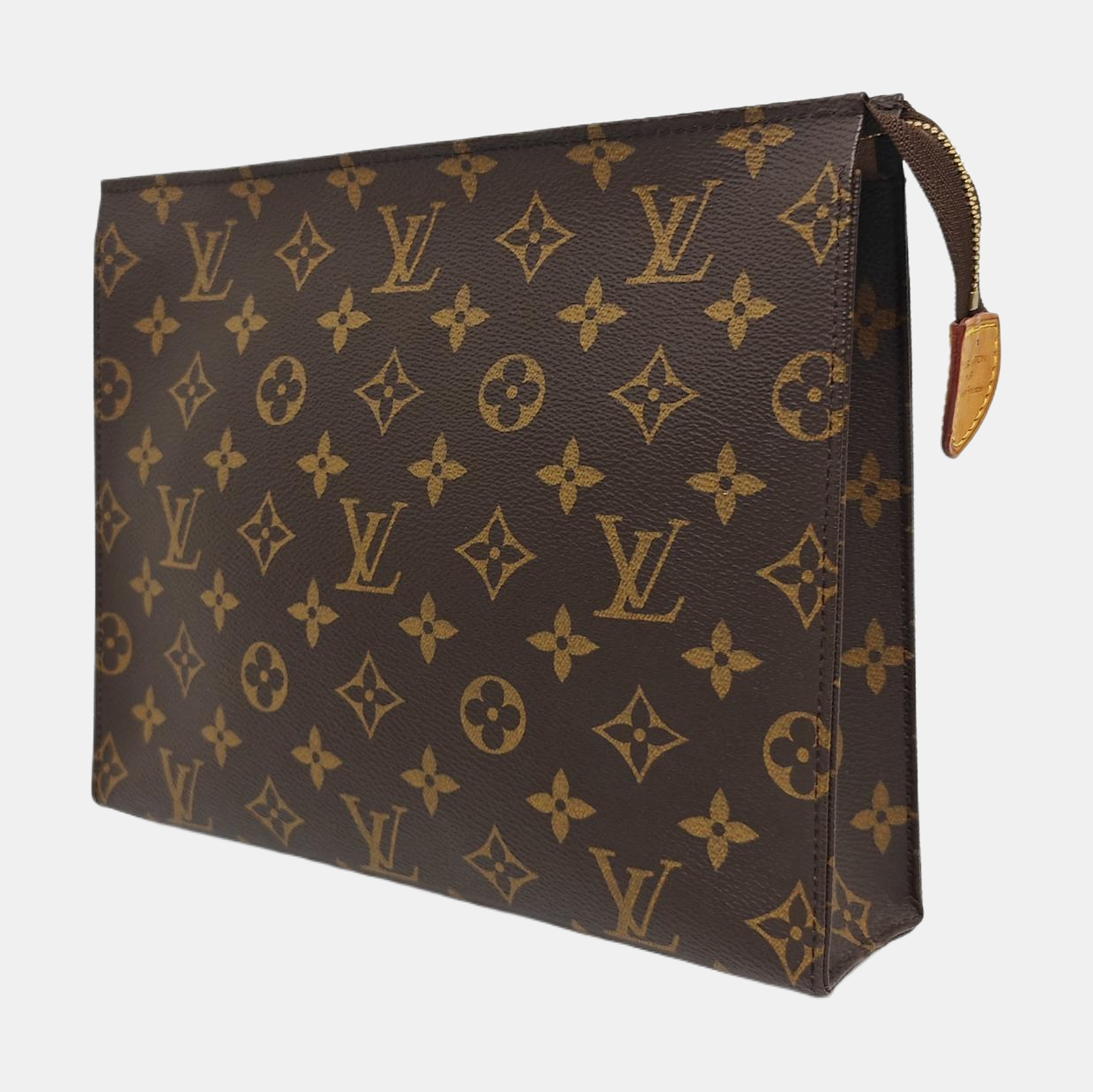 TOILET POCKET 26 Monogram Coated Canvas Brown