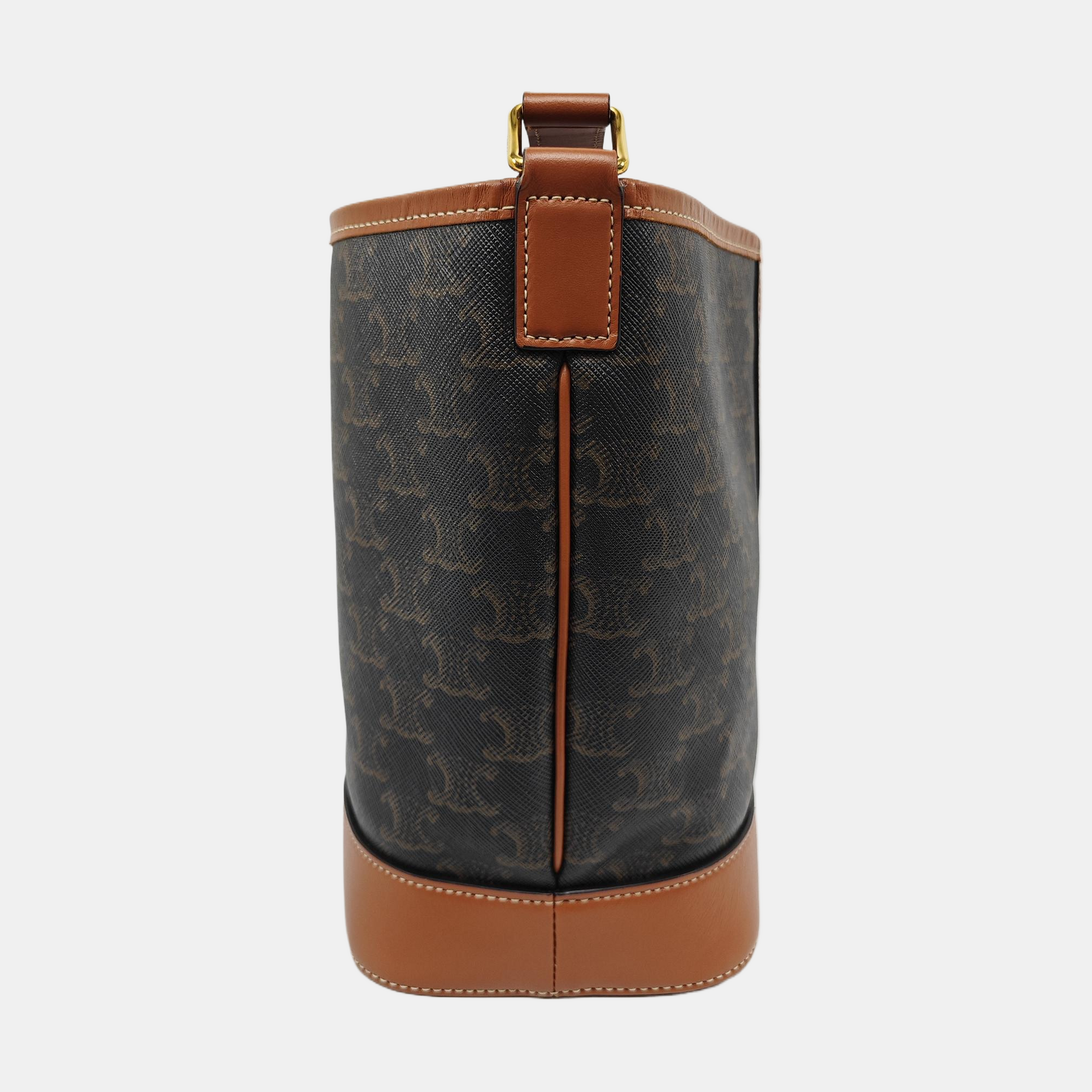 TRIOMPHE CANVAS Small Coated Canvas Brown