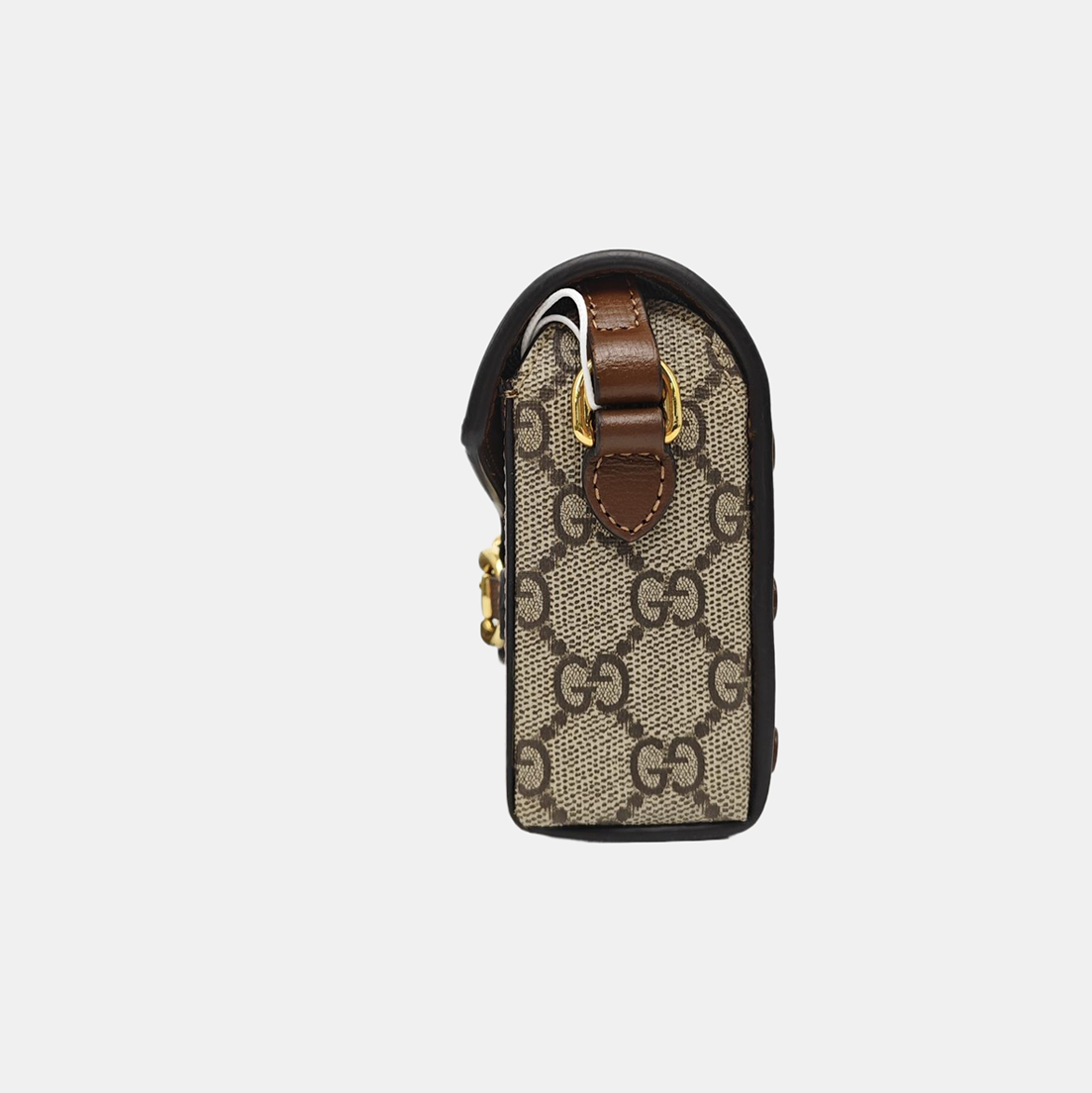 Horsebit 1955 Mini Monogram Coated Canvas Beige