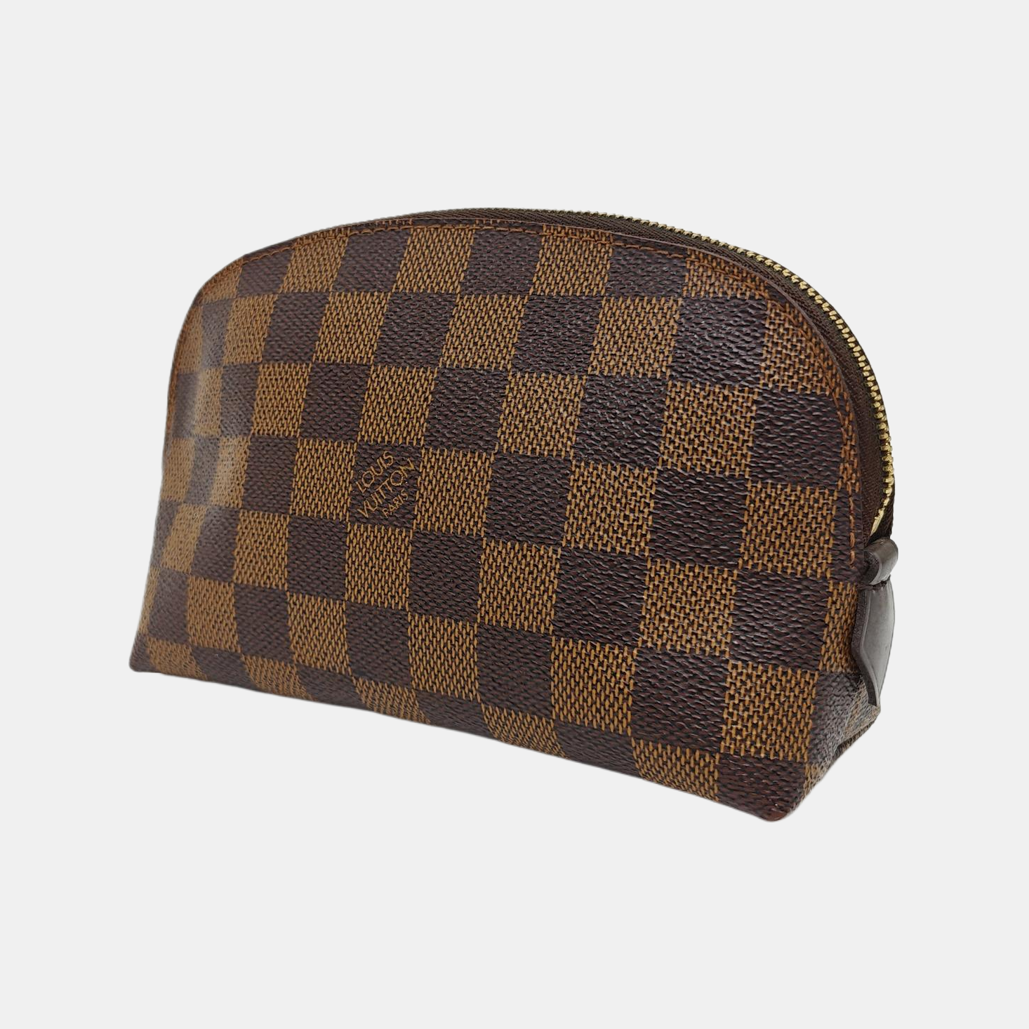 COSMETIC PM Damier Ebene Coated Canvas Brown
