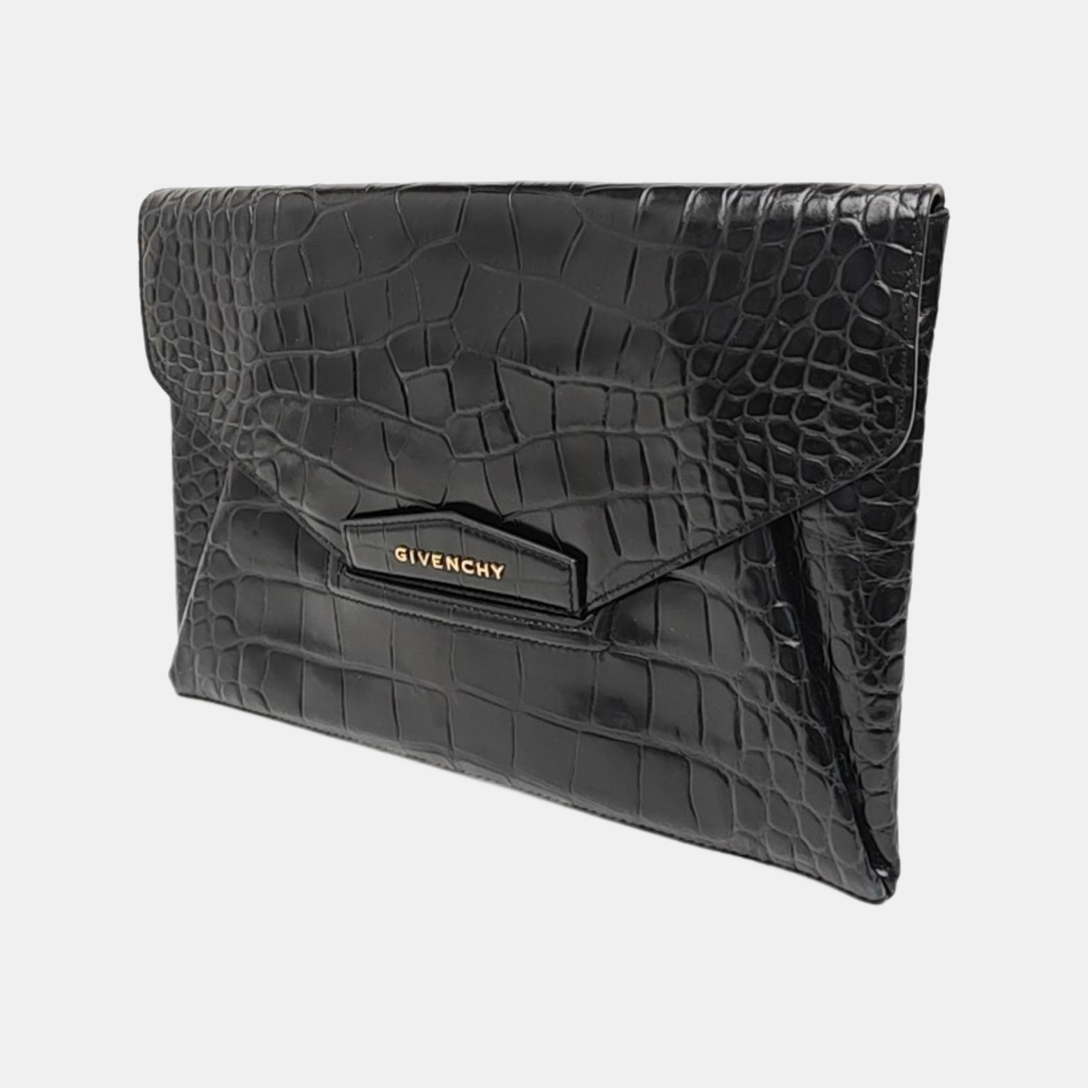 Calfskin Clutch Black