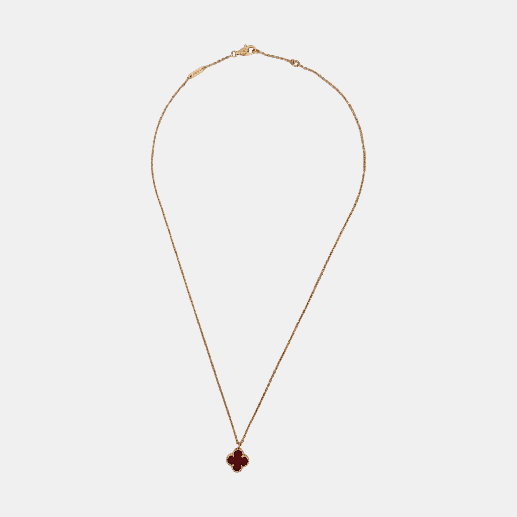 Sweet Alhambra 18k Rose Gold Necklace