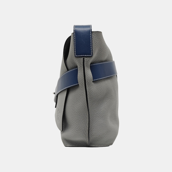 Calfskin Shoulder Bag Gray