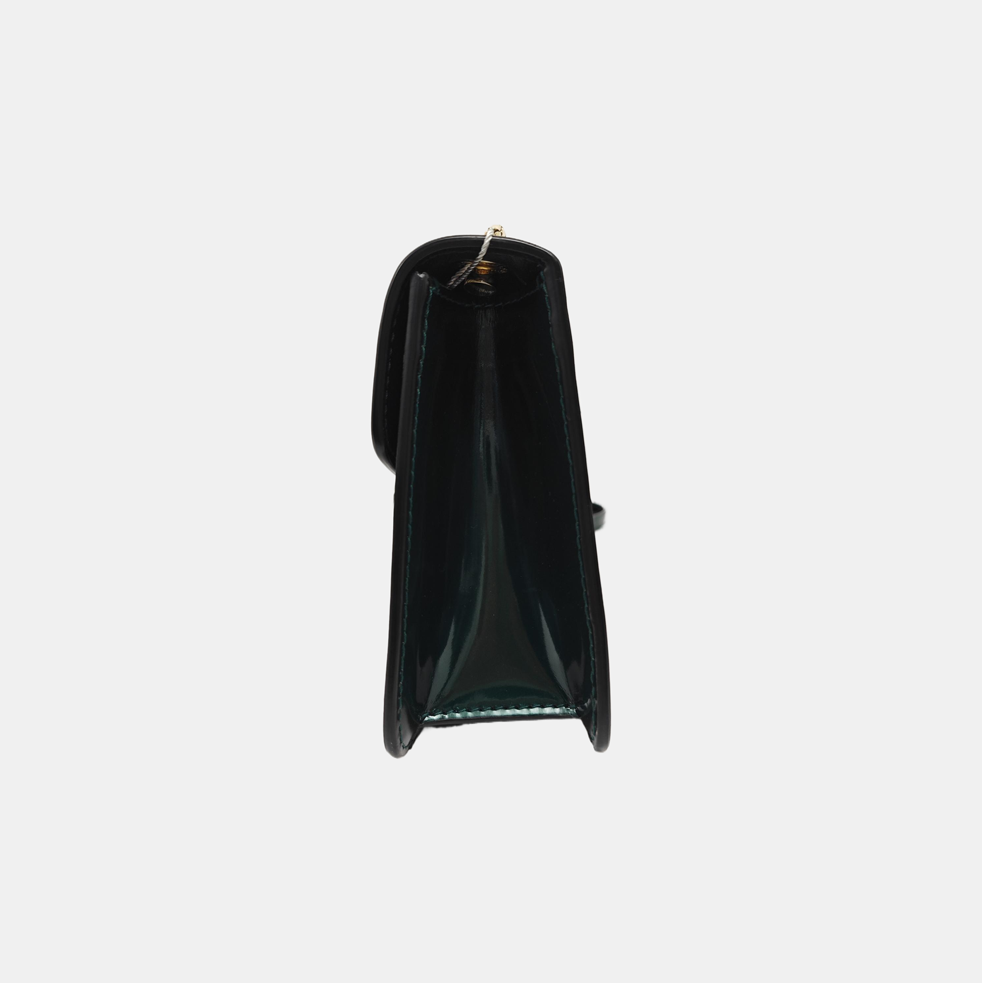 SERPENTI FOREVER Small Patent Leather Green
