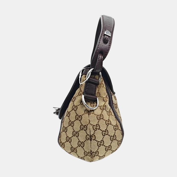 Monogram Canvas Top Handle Bag Beige
