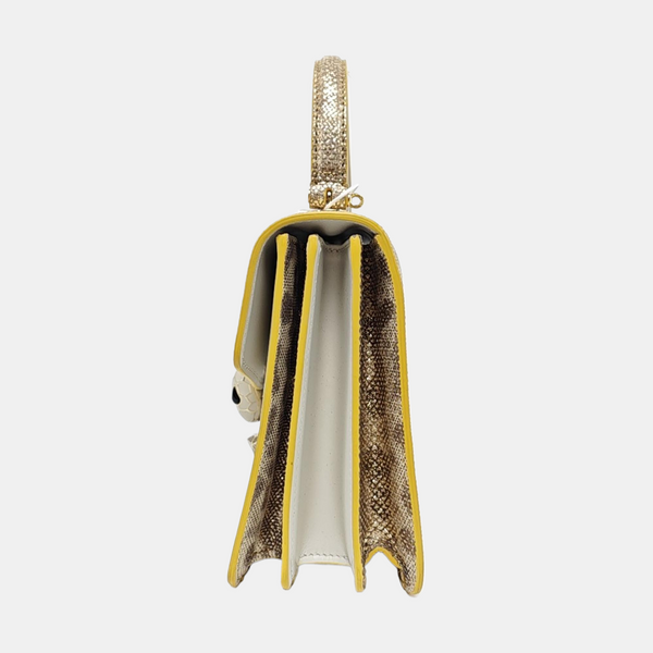 SERPENTI FOREVER Calfskin White