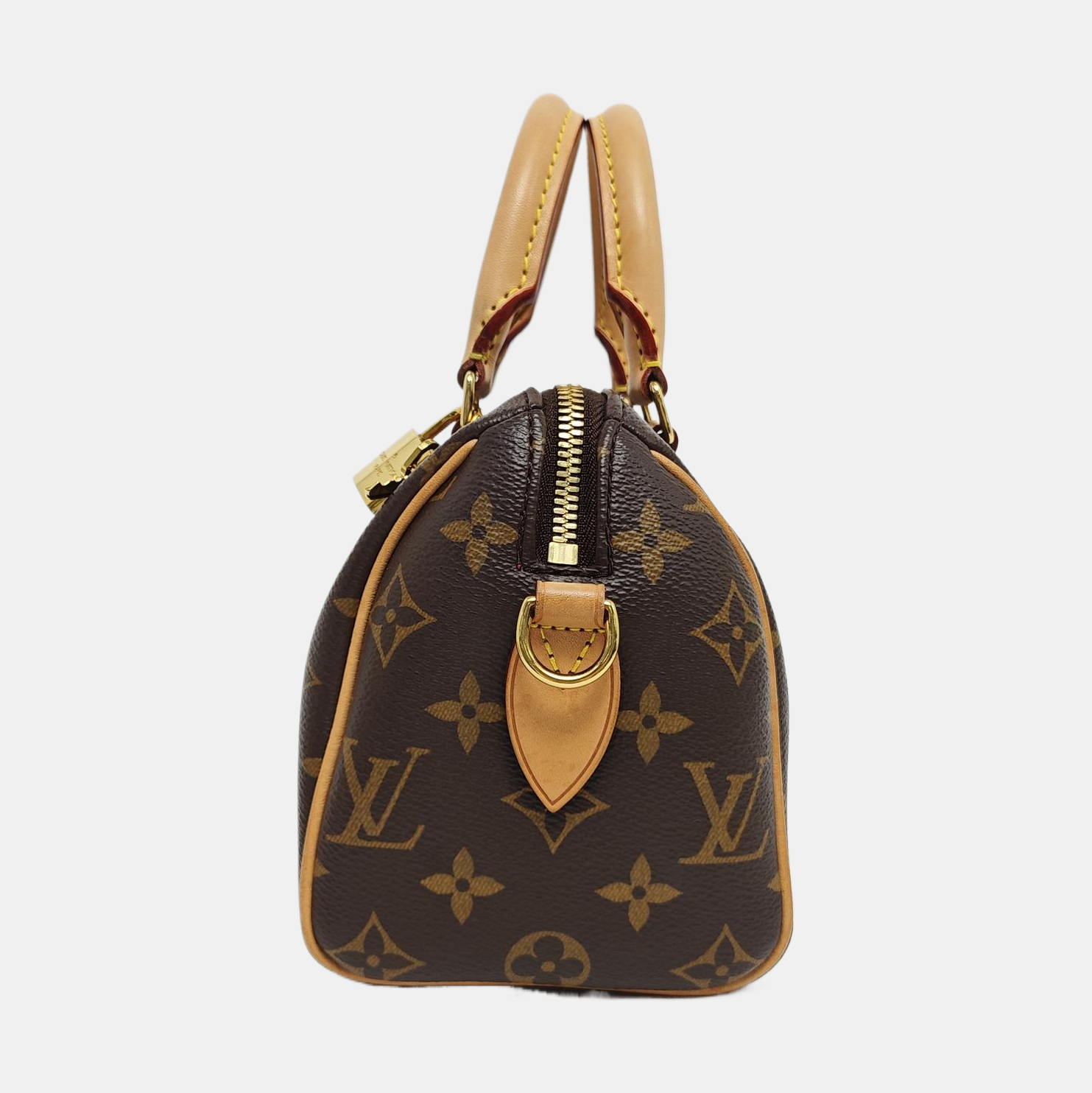 SPEEDY 20 Monogram Coated Canvas Brown