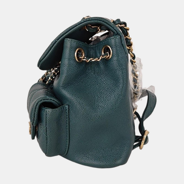 DUMA Quilted Calfskin Green