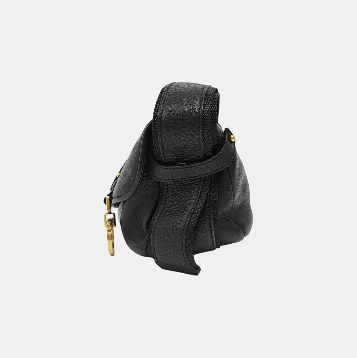 Calfskin Shoulder Bag Black