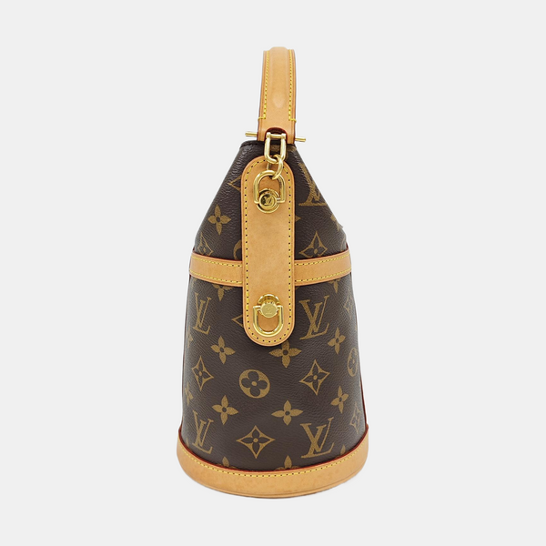 DUFFLE Monogram Coated Canvas Brown