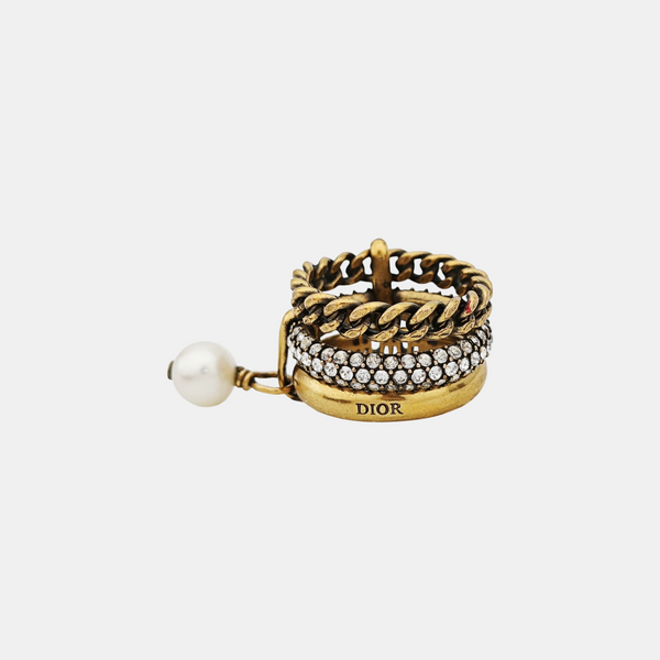J'adior Metal Gold Ring EU 51