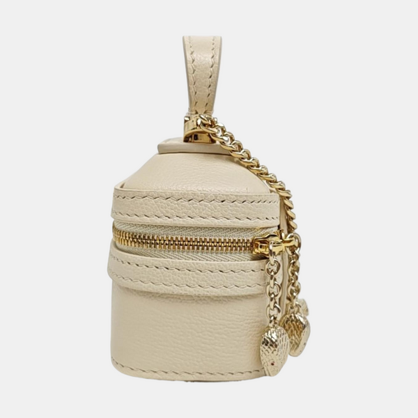 Calfskin Shoulder Bag White