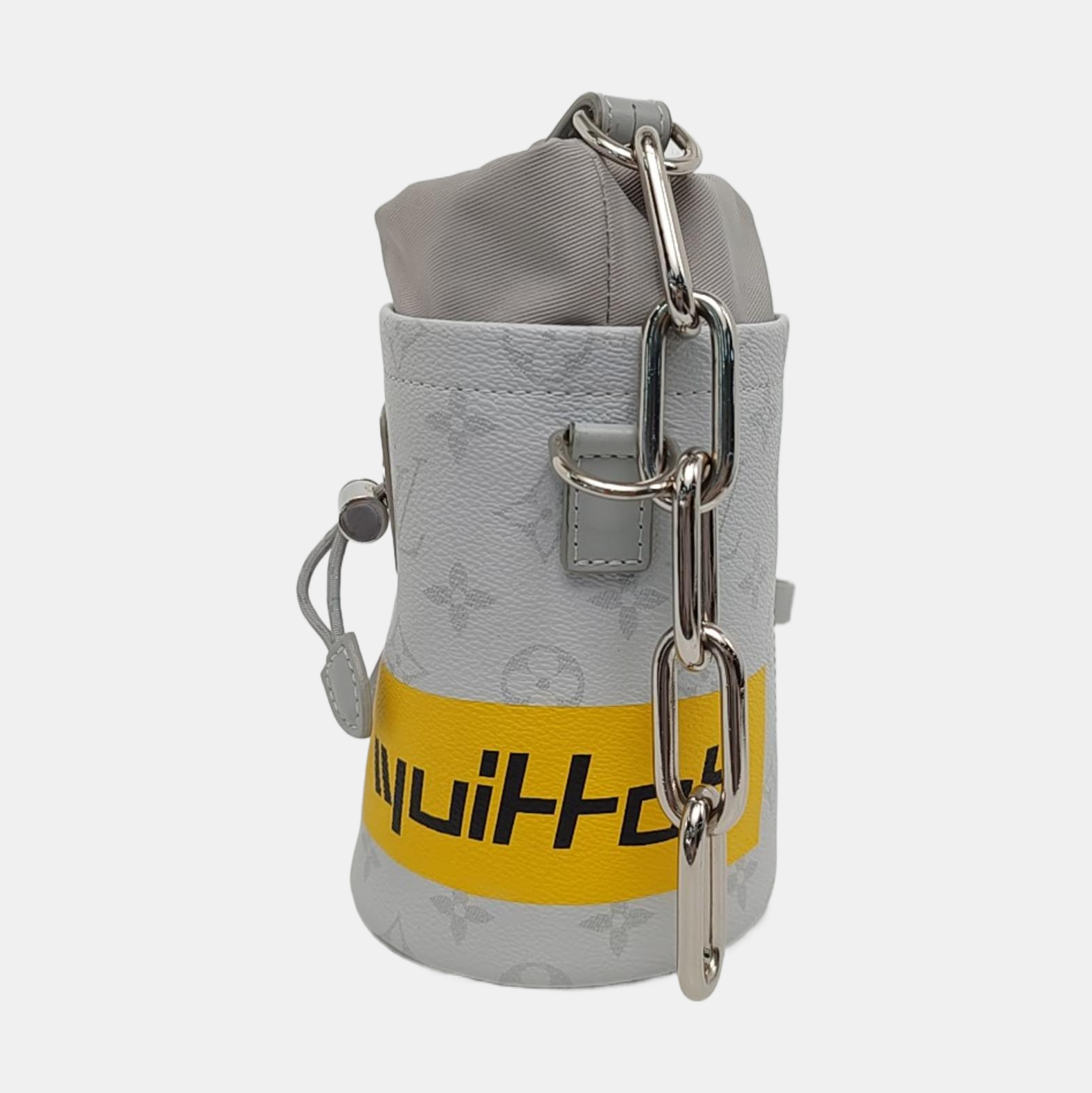 CHALK Monogram Coated Canvas Gray