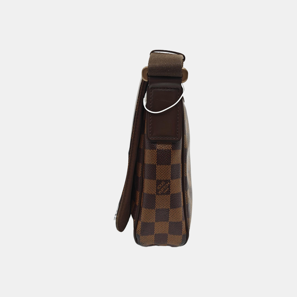 BROOKLYN Damier Ebene Coated Canvas Brown