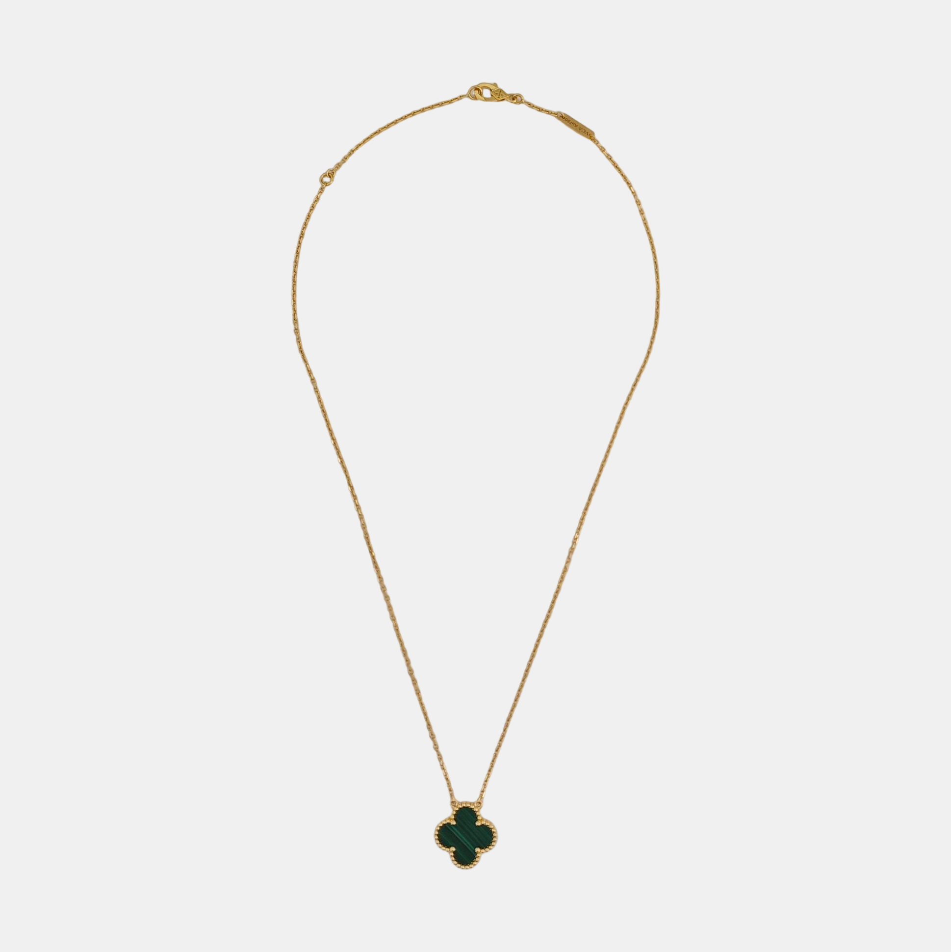 Vintage Alhambra 18k Gold Necklace