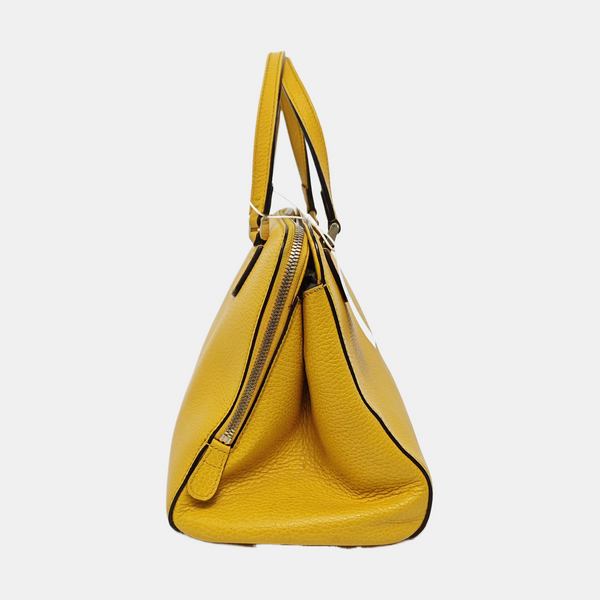 Calfskin Tote Bag Yellow