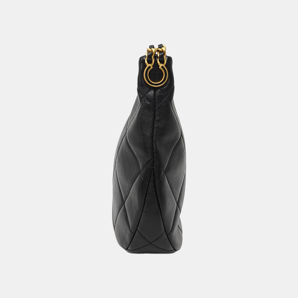 23K Quilted Lambskin Black