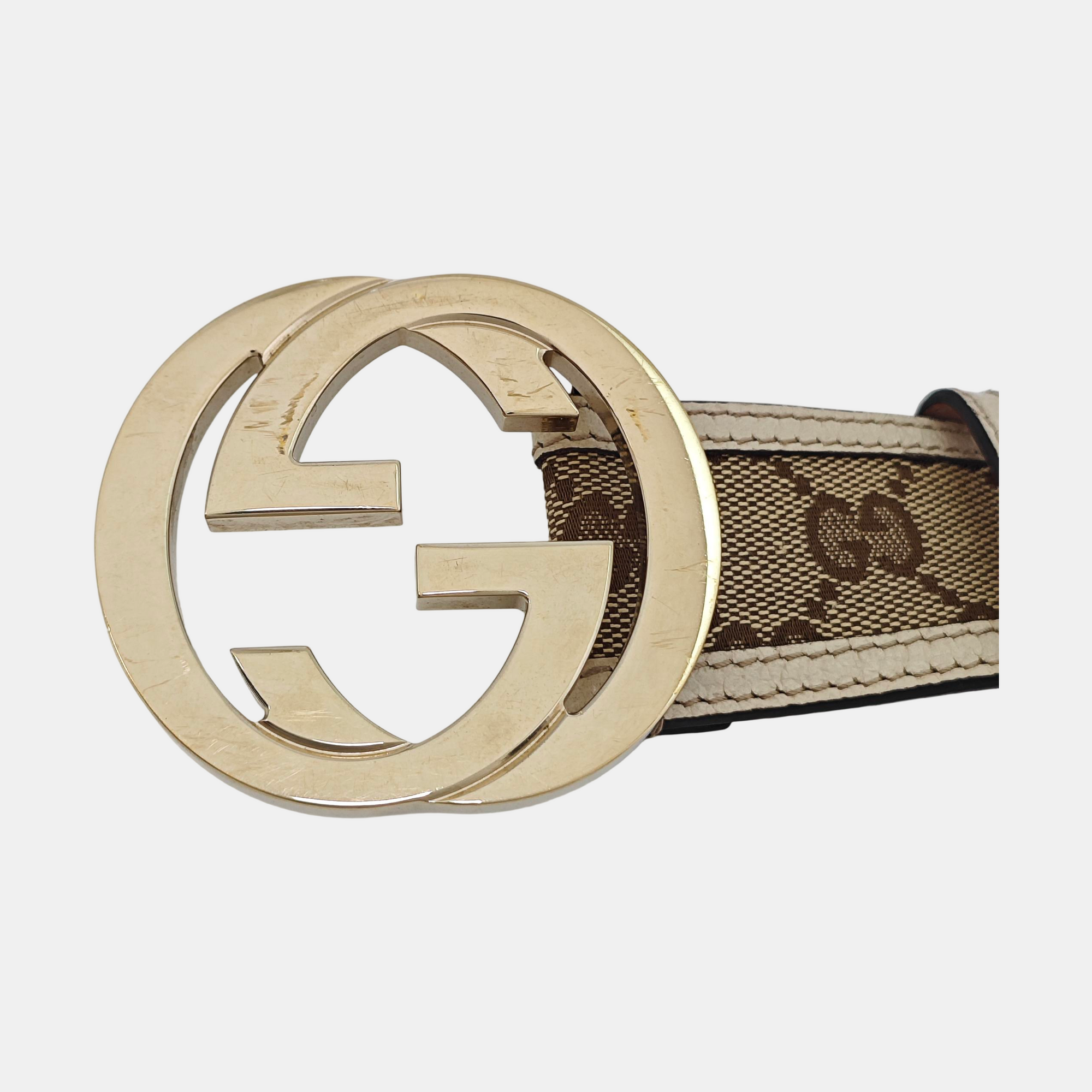 Fabric Belt Beige