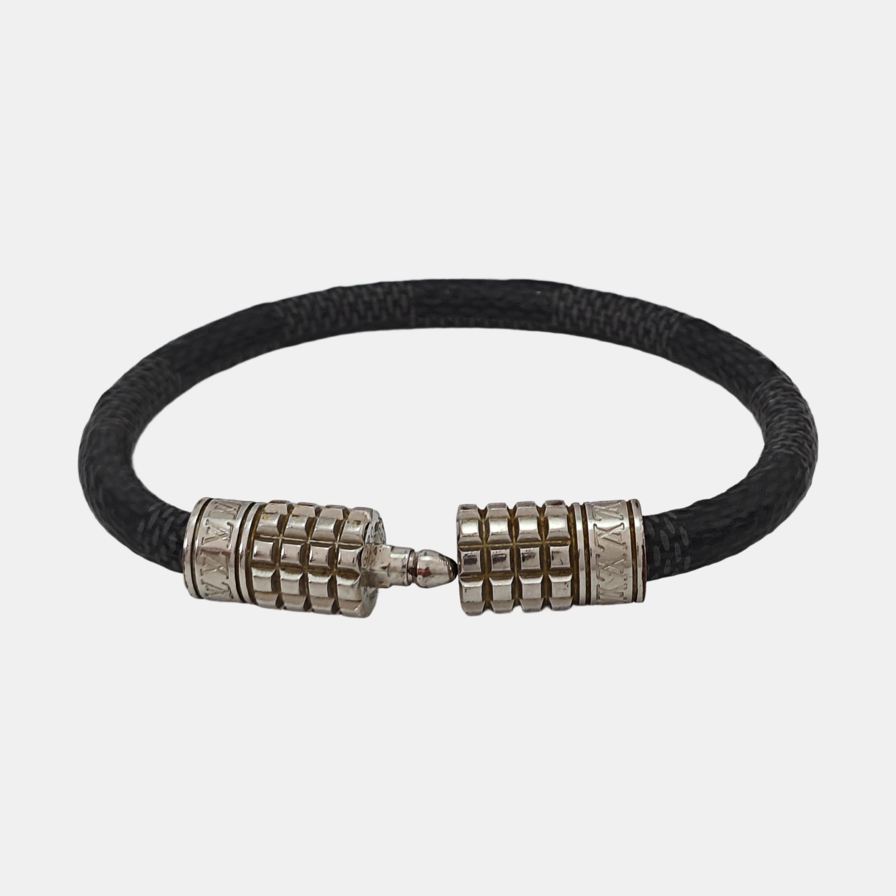DIGIT Metal Black Bangle