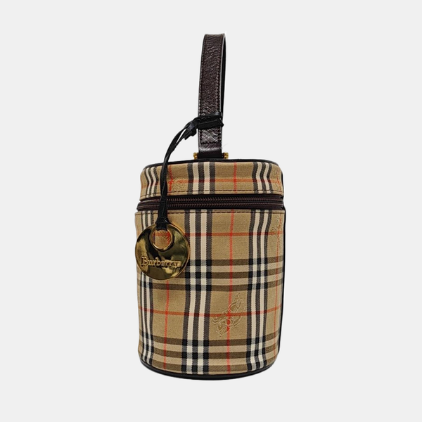 Canvas Top Handle Bag Beige
