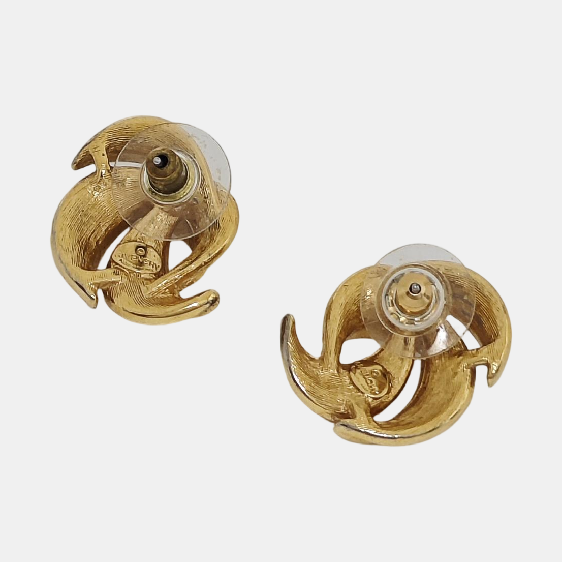 Metal Gold Stud Earrings
