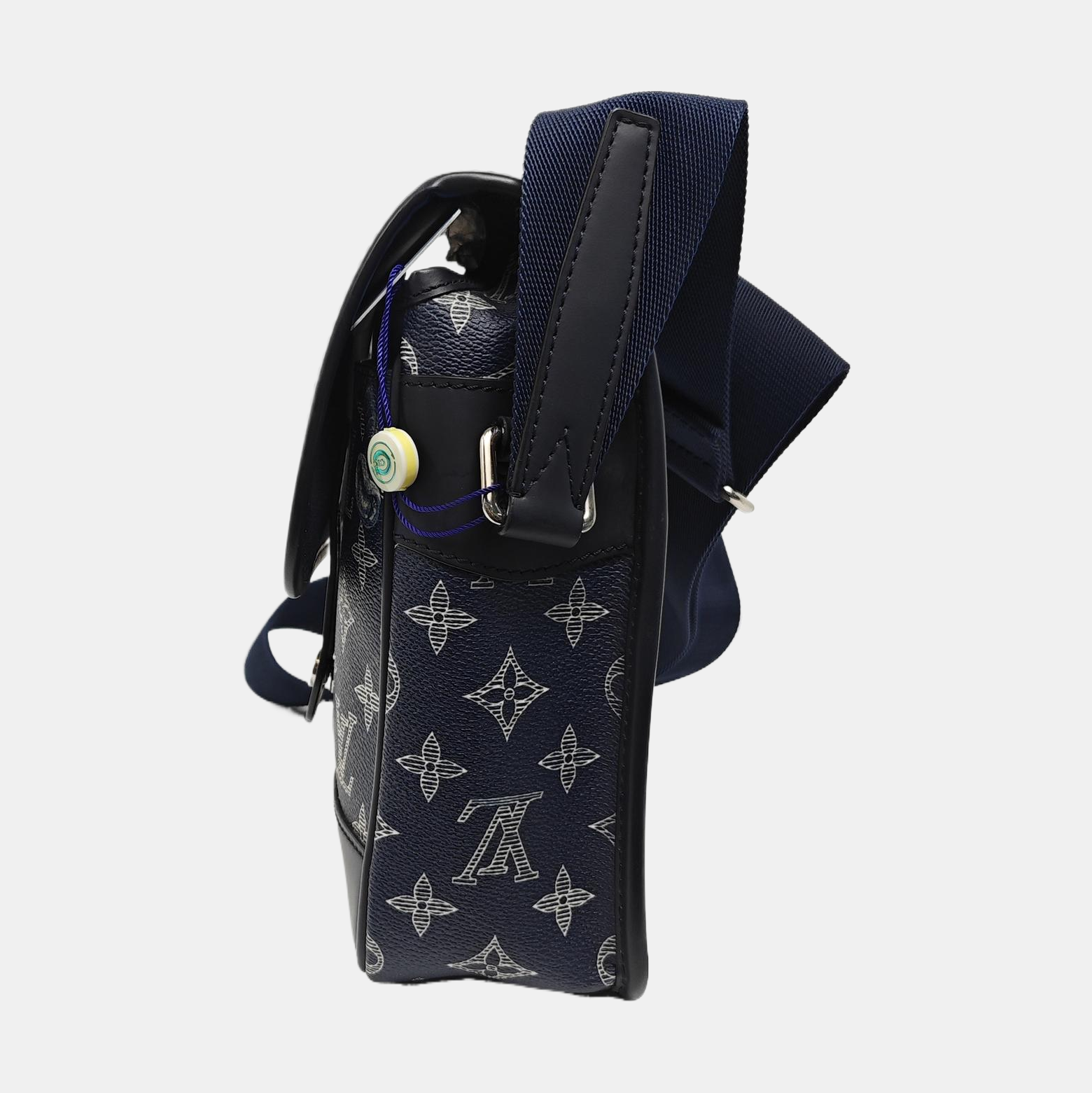 CHAPMAN SAVANE BB Monogram Coated Canvas Blue
