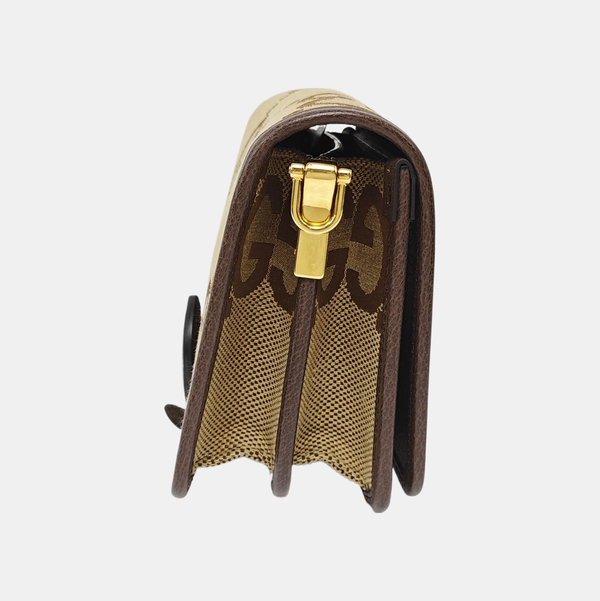 GG Messenger Monogram Canvas Brown
