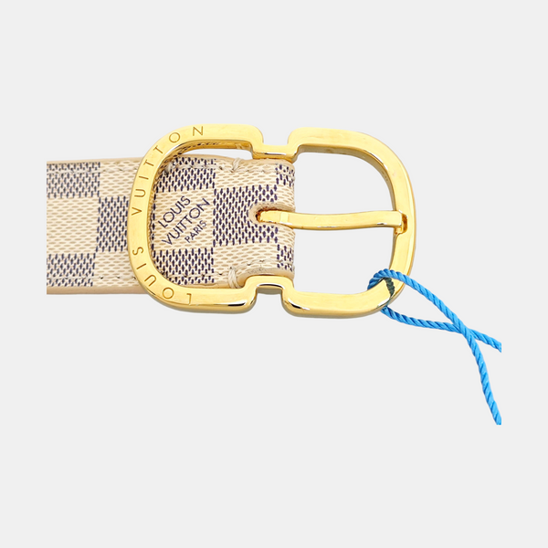 Coated Canvas Belt White