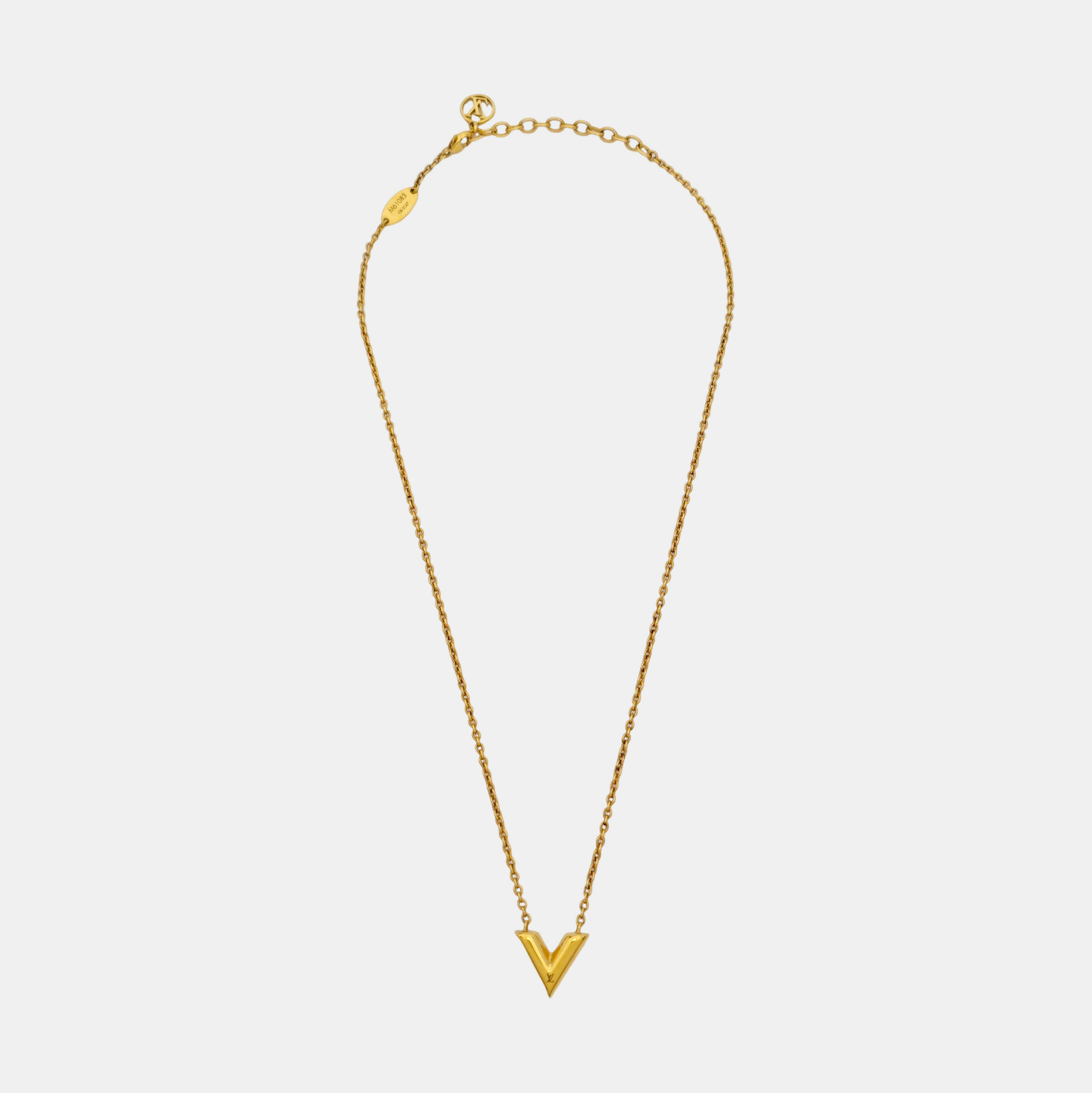 Collar de oro LV &amp; ME