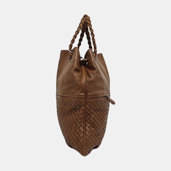 Calfskin Tote Bag Brown