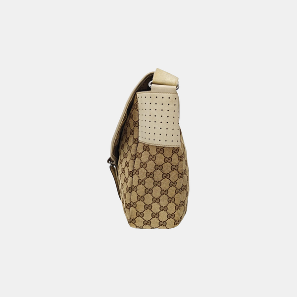 Monogram Canvas Crossbody Bag Large Black