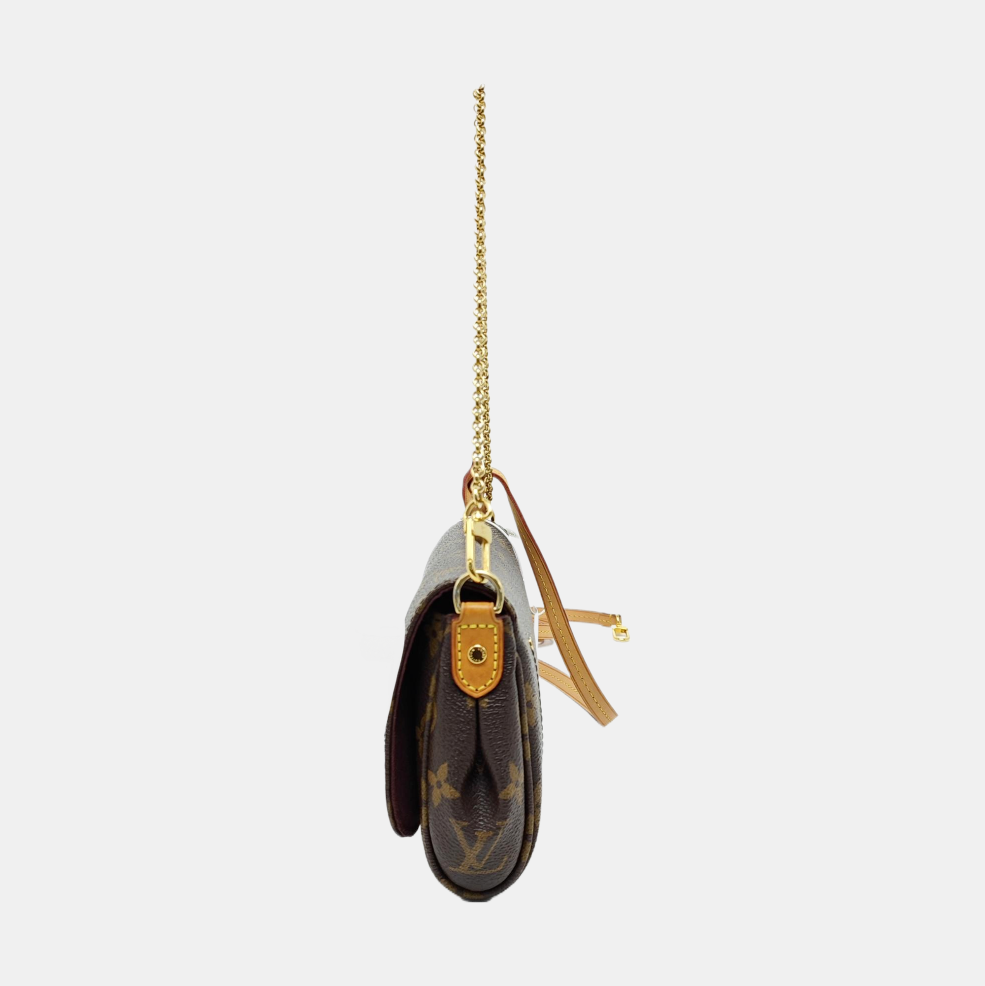 FAVORITE PM Monogram Coated Canvas Brown