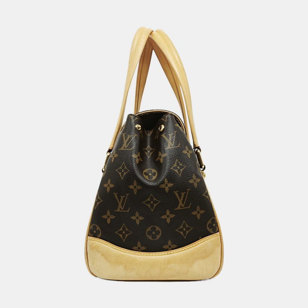 BEVERLY GM Monogram Coated Canvas Brown
