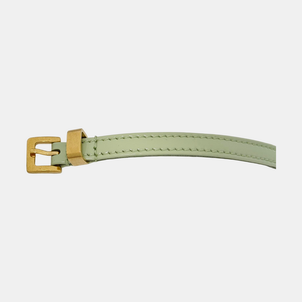 Leather Belt Green